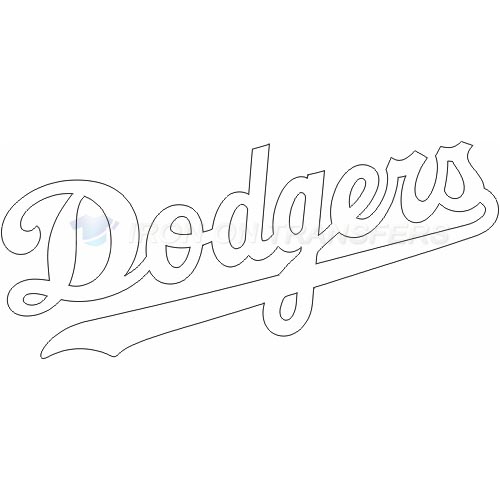 Los Angeles Dodgers Iron-on Stickers (Heat Transfers)NO.1669